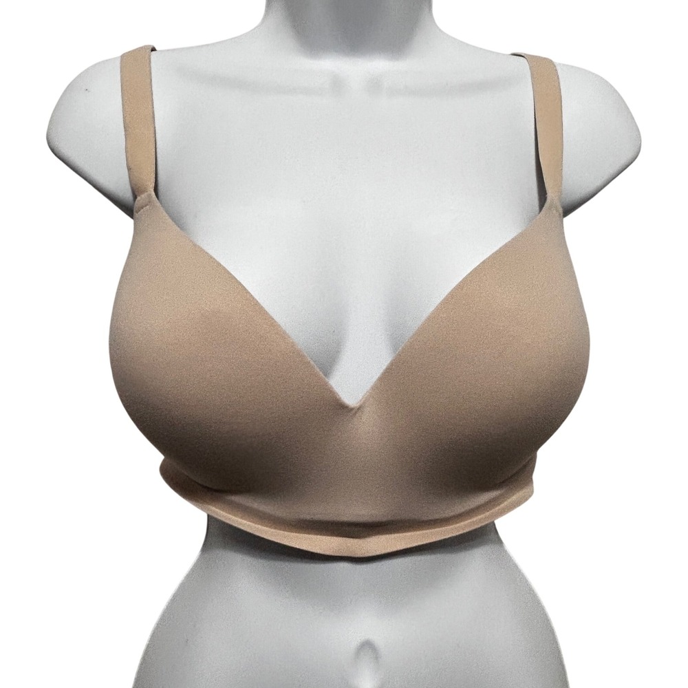 Soma Minimalist Basic Enbliss Wireless T Shirt Bra 36DD Nude Comfort Smooth